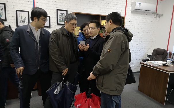 江蘇省科技廳領導視察蘇州智為銘略指導交流